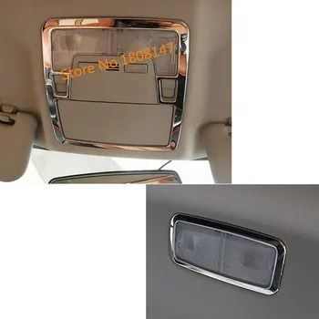 

For Toyota Corolla Altis 2017 2018 2019 Car Cover Sticker ABS Chrome Front Back Rear Read Reading Light Switch Trim Hood 3pcs