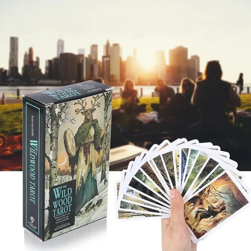 

Magic Wild Wood Tarot Read Fate Tarot Card Game For Personal Use Board Game A 78-card Deck And Guidebook