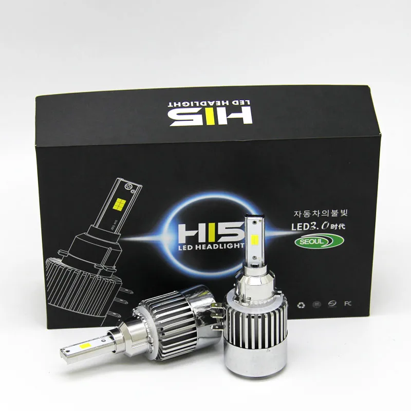 

6000k H15 LED Bulbs 50W 5000LM CANBUS Car error free led Headlight for car A3 A6 Q7 golf 6 golf 7 220L m235i