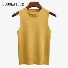 BOBOKATEER, Сексуальная футболка без рукавов, женская одежда, poleras mujer de moda,, летний топ, белые женские футболки, повседневная футболка для женщин
