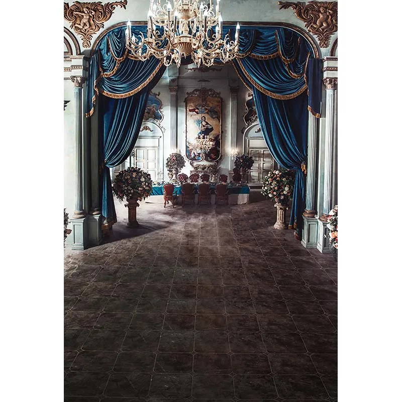 

Vinyl photography backdrops luxury European palace Photography Studio Senior Background Digital print wedding Backdrops