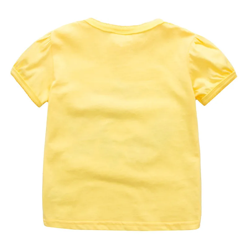 2017 Girls T-shirts Kids Clothes Camiseta Summer Cotton T-Shirt Clothing Baby Roupas Camisetas Mujer Verano Costume Short Sleeve12
