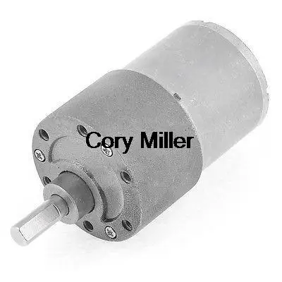 

12VDC 80RPM Cylinder Shape Speed Reducer Electric Geared Motor