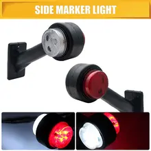 2 pz/paia 12 V 8 LED Dell’automobile Laterale del Contorno Gambo Indicatore Luci Lampada Rimorchio del Camion Carvan 20 CENTIMETRI Lampada