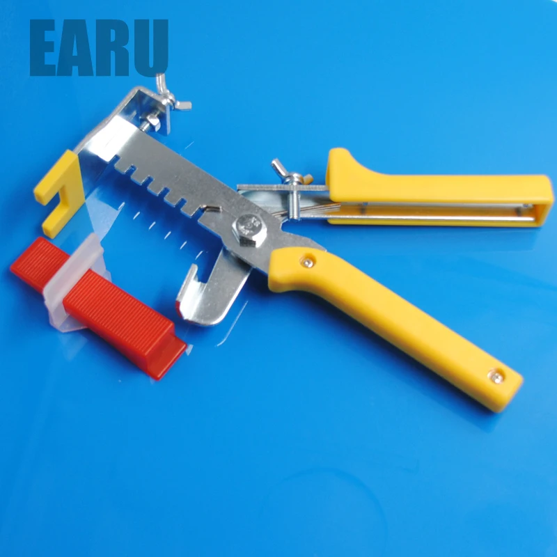 (100pcs wedges+100pcs clips+1pc plier) Floor Tile Leveling System Spacers Lippage &amp Plier Suit 2.0mm /EU-A02-3 | Инструменты