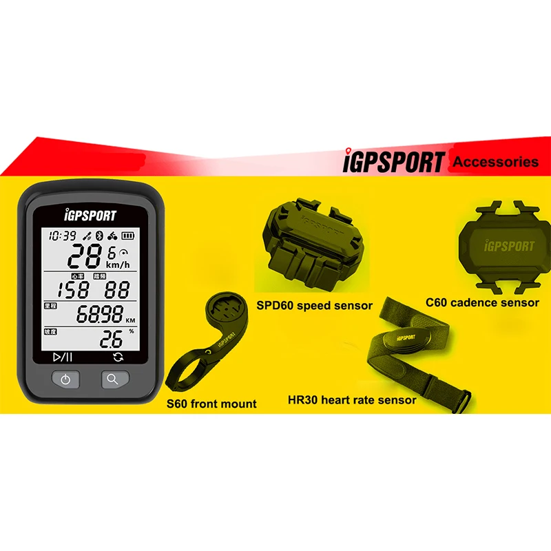 Igpsport Датчики скорости spd60 ANT+ Датчики скорости Bluetooth совместимы край bryton Garmin Велосипедные компьютеры секундомер велосипед Интимные аксессуары