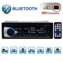 Новинка 2015 автомобиля Радио Bluetooth MP3 FM/USB один дин в тире USB порт 12 В Аудиомагнитолы автомобильные Bluetooth Handfree Автомобильный радио Blueooth AUX IN