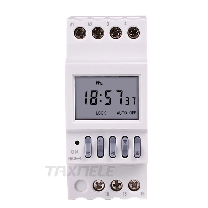 

Din Rail Timer Switch School Bell Controller Digital Weekly Programmable Electronic Time Switch 220V Auto Bell Ring Timer