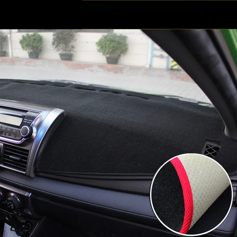 Instrument Platform Car Dashboard For Toyota YARIS 2014 2015 Desk Cover Mats Avoid Light Pad Shading Pad Carpets Accessories Instrument Platform Car Dashboard For Toyota YARIS 2014 2015 Desk Cover Mats Avoid Light Pad Shading Pad Carpets Accessories