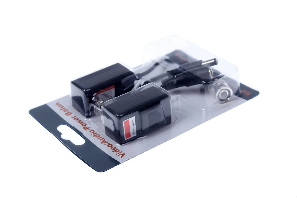 RJ45 UTP кабель CCTV видео BNC балун инжектор и сплиттер для 720P 1080P AHD TVI CVI камера