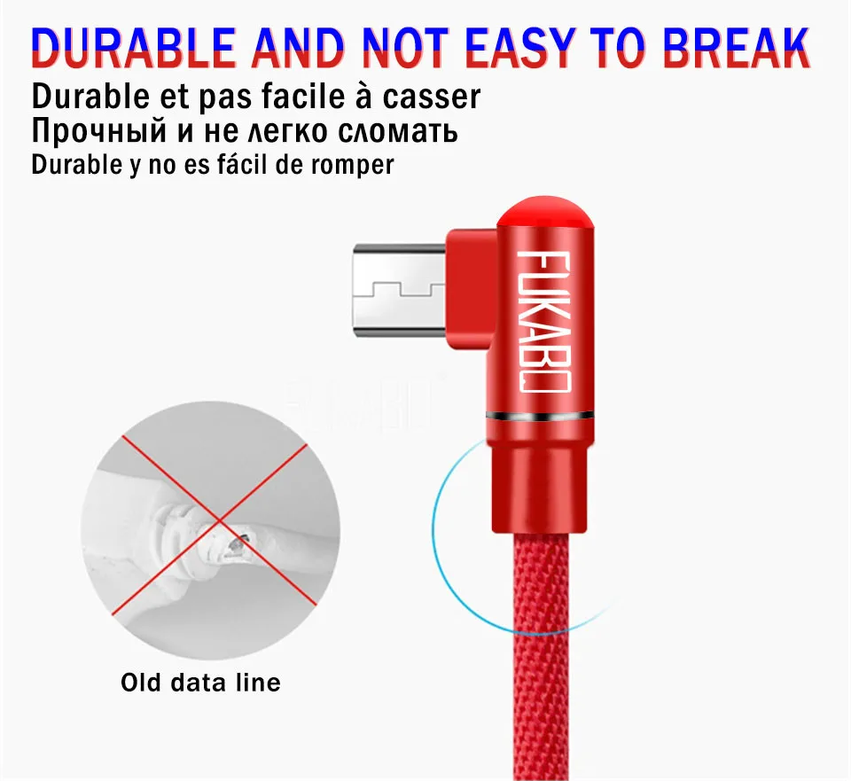 Micro USB кабель 3,0 Быстрая зарядка USB кабель для передачи данных для телефона samsung Micro USB кабель для Xiaomi Redmi LG Android USB кабель для зарядки