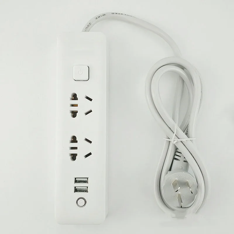 

Power Strip Socket Portable Strip Plug Adapter with 2USB Port Multifunctional Smart Home Electronics 1.5M Extension Cord
