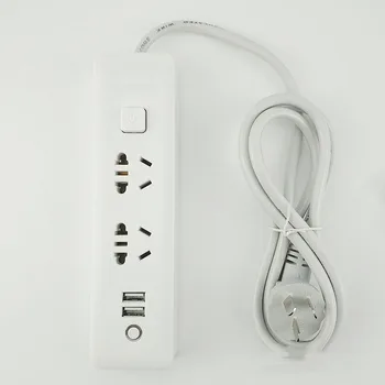 

Power Strip Socket Portable Strip Plug Adapter with 2USB Port Multifunctional Smart Home Electronics 1.5M Extension Cord