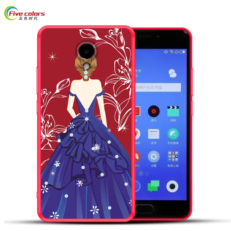 For Meizu M5 Note Case Fashion Pattern Soft TPU Cases Luxury Silicone Back Cover Coque Fundas Capa |