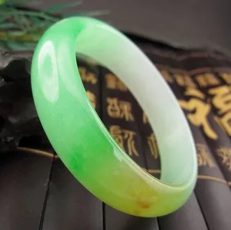 

Natural jade green jade bracelet three color jade bracelet