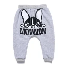 Новые дизайнерские штаны для маленьких мальчиков и девочек длинные весенне-осенние штаны для малышей модные длинные штаны для малышей Лидер продаж