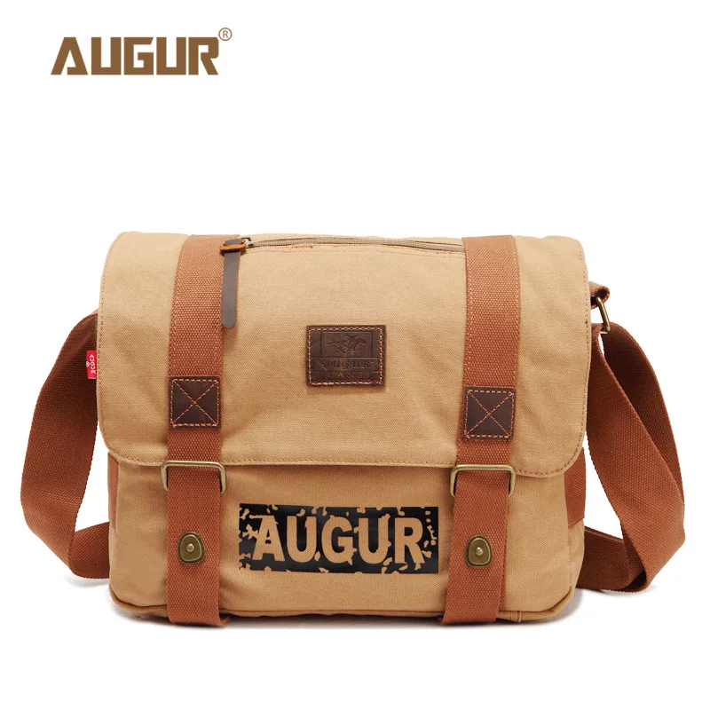 AUGUR Men Messenger Bag Luxury Brand Man Shoulder Bags for Men Vintage Canvas Crossbody Bag ...