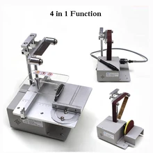 

Electric Belt Sander Mini Ponceuse Multi-function Cutting Machine Table Saw DIY Woodworking Desktop Sanding Grinding Machine
