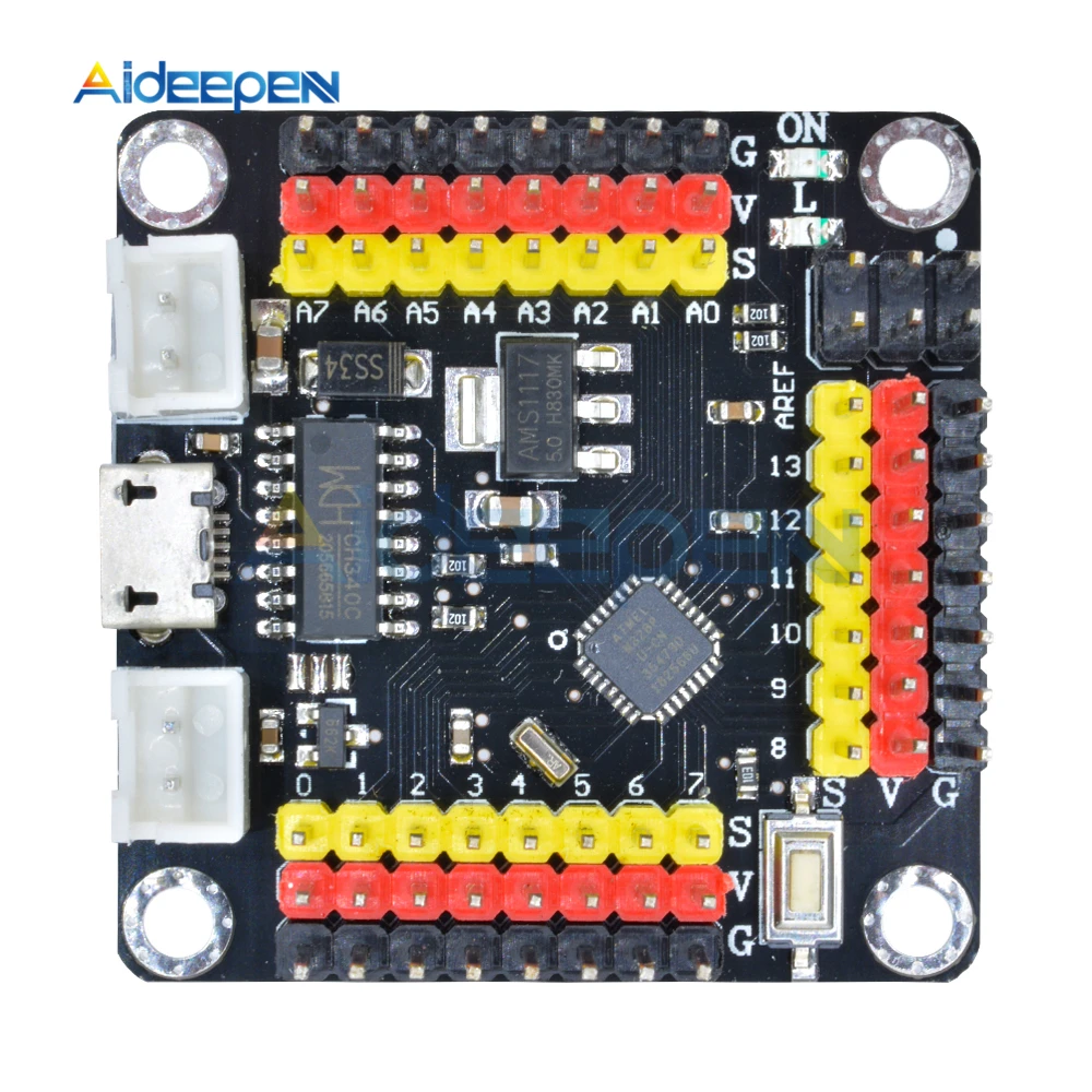 Atmega328 Pro Mini 3,3 V 5V Модуль платы для Arduino Mini 328 ATMEGA328P микроконтроллер CH340 Nano 3,0 сильная серия