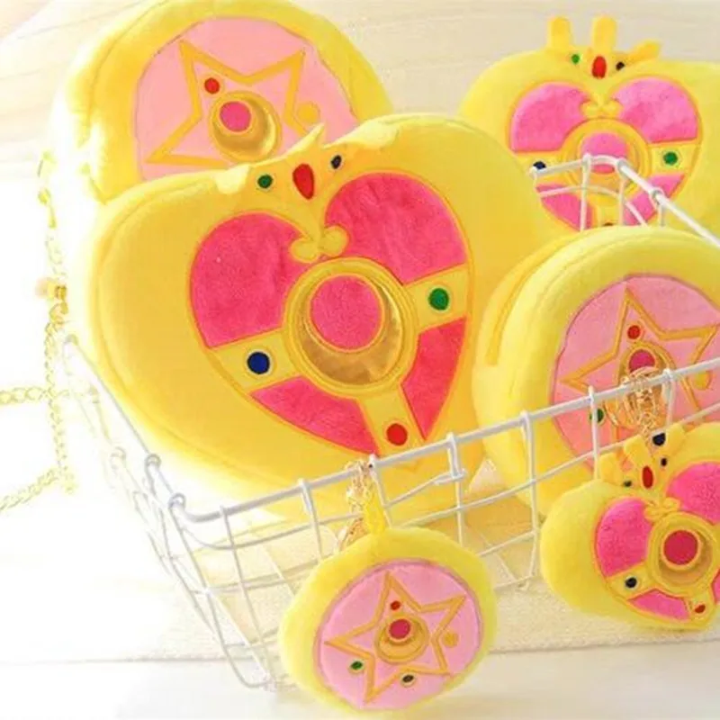 

Cartoon Plush Toy Creative Sailor Moon Chain Crossbody Bag Coin Purse Girl Birthday Christmas Gift #1095