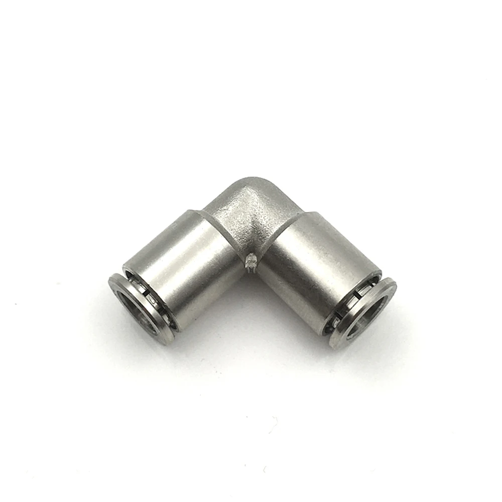 

Pneumatic Connectors 4/6/8/10/12/14/16mm Elbow Nickel Plated Brass Push In Quick Connector Release Air Fitting Plumbing