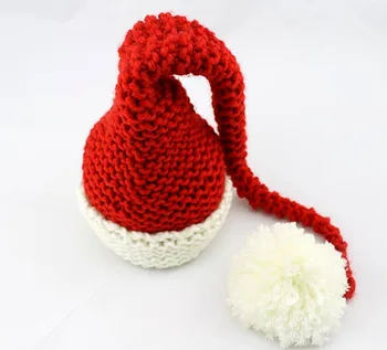 

Newborn Baby Santa Claus Photo Props Infant Baby Christmas Hat Newborn Christmas Hat for Photo Shoot 0-1month or 3-4month