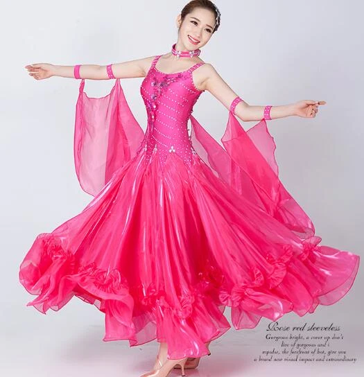 Robe De Salon Robe De Marche Rapide Femmes Robes De Danse De Salon Femme Valse Robe De Danse De Salon Aliexpress