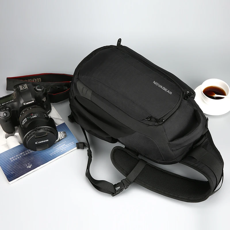 NOVAGEAR 80611 DSLR камера сумка чехол Фото Сумка плечевой ремень для Canon/Nikon/sony DSLR камера s+ дождевик