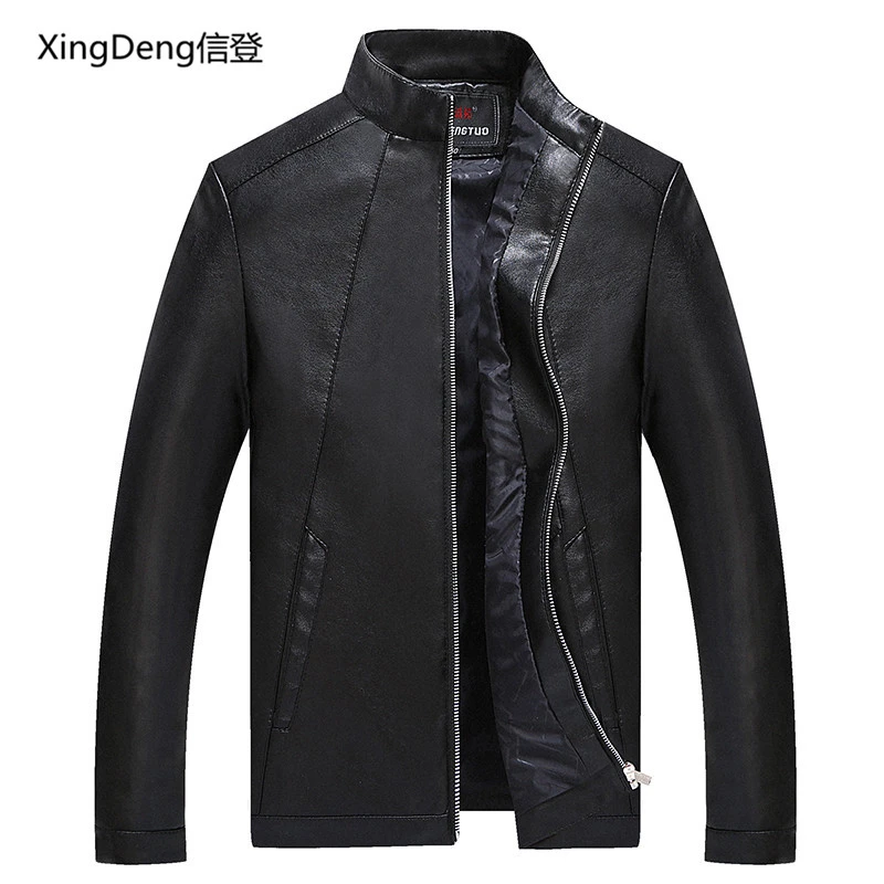 

XingDeng Bomber Motorcycle Jackets Men Solid Business Casual winter top Coat 80s costumes skylanders giants characters Jacket