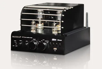 

AV-388 tube amplifer 6N13P *2 + 6F1 *2 tube preamplifier C5198 A1941 HiFi amplifier bluetooth 4.0 USB APE FLAC MP3 decoding