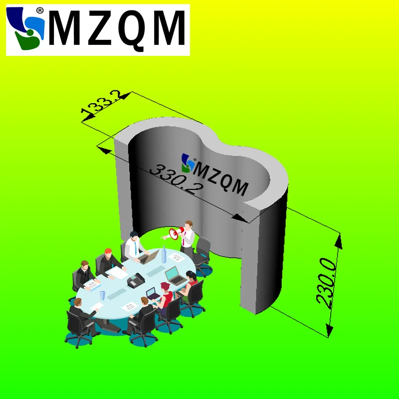 MZQM 3,3*1,3*2,3 м Горячая продажа портативный шатер формы волны надувные стены Надувной офис со светодиодами для мероприятий для помещений