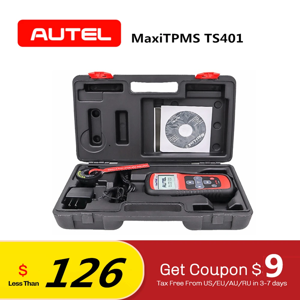 

Autel MaxiTPMS TS401 Tire Pressure Diagnostic Activation Tool with MX-sensor Programming Service Code Readers Scan Decode Tools