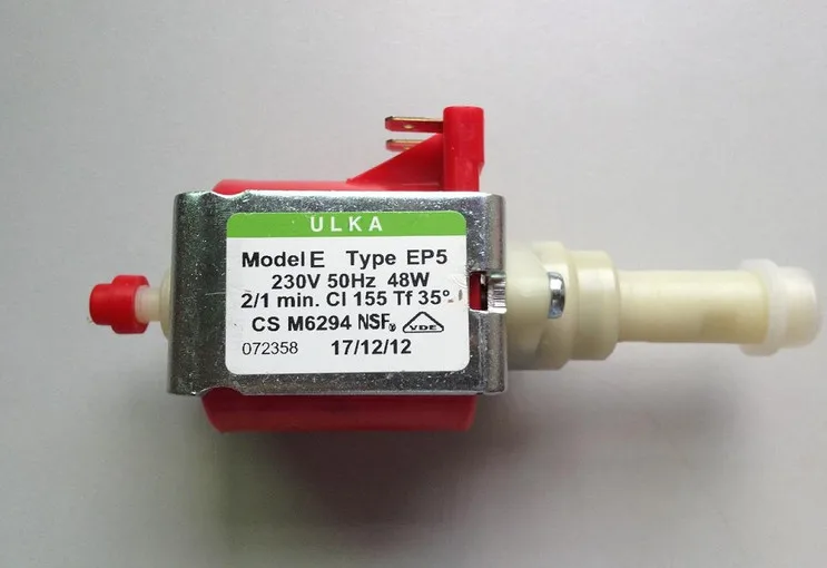 

AC220V Original authentic coffee machine pump ULKA EP5 electromagnetic pum medical equipment washing machine Free shipping