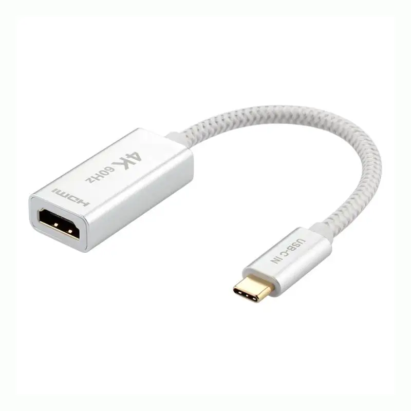 Переходник с USB C на HDMI 4K 60 Гц UHD Тип 3 1 штекер гнездо конвертер кабельный разъем для