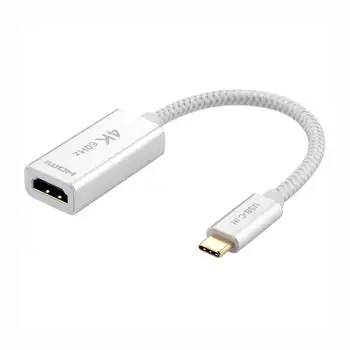 

USB C to HDMI Adapter 4K 60Hz UHD Type C 3.1 Male to HDMI Female Converter Cable Connector For Macbook