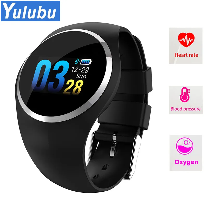 

New Year Smart Bracelet Q1 Color Screen Wristband Colorful Band Bluetooth Smart Band for Android and IOS Phone Women Smart Watch