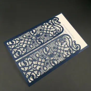 

Laser Cut Card Luxury Wedding Card Personalized Wedding Invitation Card