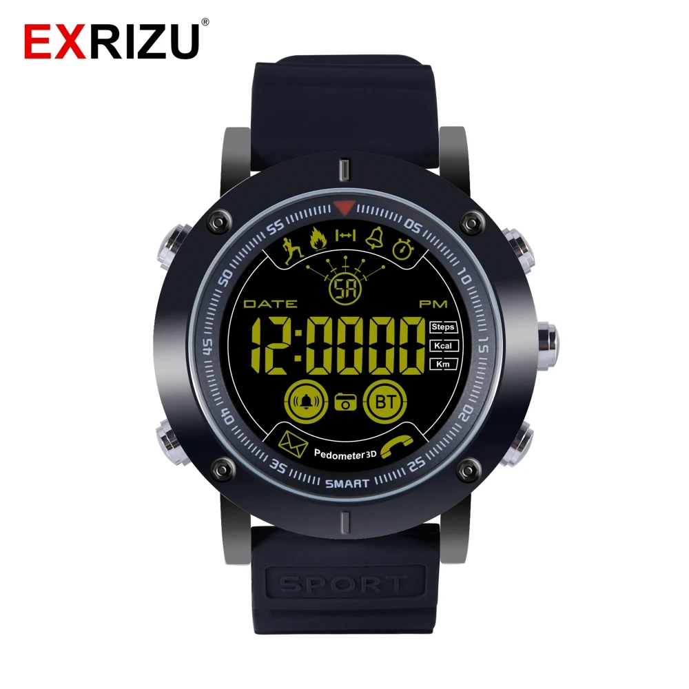 

EXRIZU EX19 EX28A EX32 EX36 Sport Smart Watch Swimming Professional Waterproof Long Standby Time Activity Tracker Step Stopwatch