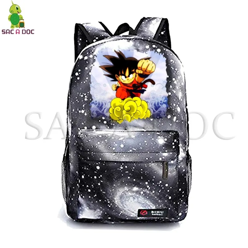 

Dragon Ball Z Kids Goku Backpack Galaxy Space Travel Rucksack for Teenagers Girls Boys School Bags Kids Bookbag