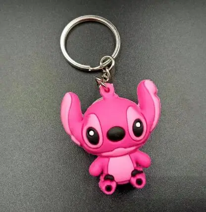 

20pcs Stitch 3D Silica gel Key Ring Cover Holder Pendant Hadbag Bag Charms Jewelry Gift Y-82