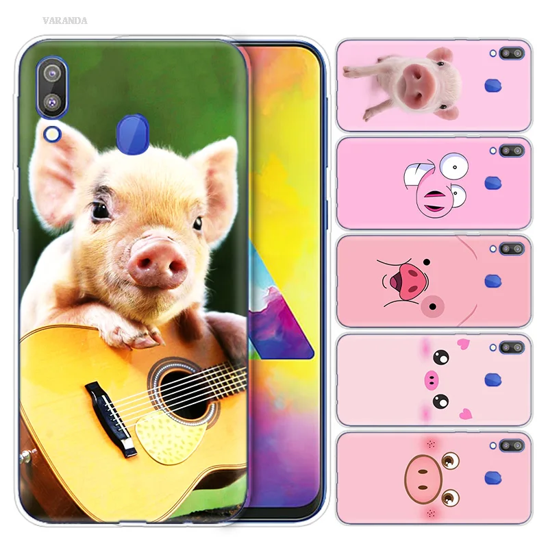 

Pig Cute Pink Pattern Case Coque for Samsung Galaxy S10 S10e S10 5G Plus M10 M20 M30 A10 A20 A30 A40 A50 A70 Phone Shell Fundas