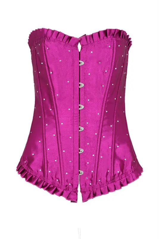 Discounts Waist Corsets Plus Size Body Slimming Straitjacket Fashion Purple Corset Hot Women