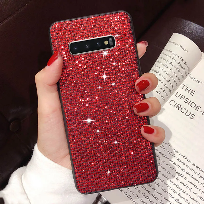 Luxury Glitter Phone Case For Xiaomi 9 8 SE lite Mi 5X 6X Bling Sequins Shiny Back Cover For Xiaomi Mi A1 A2 Mix 2S 3 Case Coque