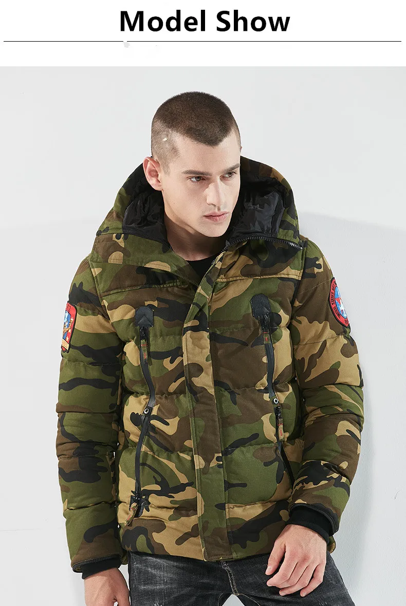 2018 зимняя камуфляжная куртка мужская куртка-бомбер, авиационная утепленная куртка с вышивкой армейская Военная тактическая куртка пальто