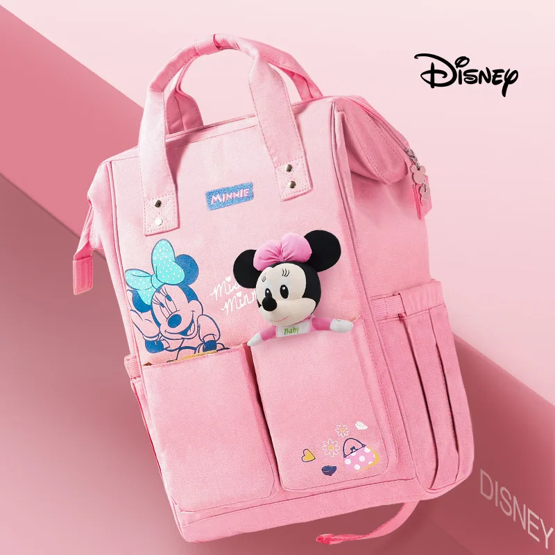 

Disney Heat Preservation Diaper Bag USB Heating Maternity Travel Backpack Large Capacity Nursing Bag Baby Care Nappy Backpack