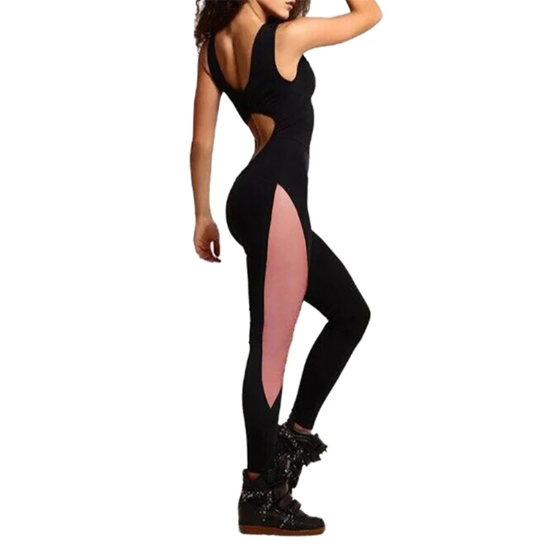 

Fitness Sport Anzug Frauen Trainingsanzug Yoga Set Backless Gym Set Sportbekleidung Leggings Dicht Jumpsuits Workout Sport Kleid