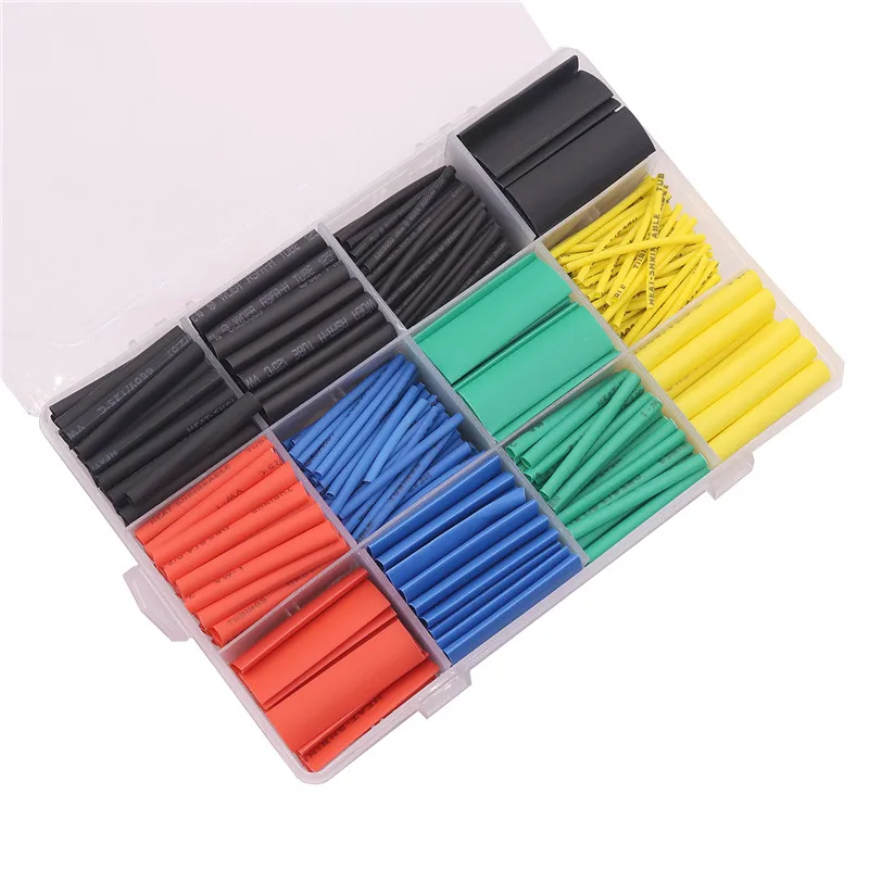 530Pcs Schrumpfschlauch Isolierung Schrumpfschlauch 2:1 Draht Kabel Hülse Set 530Pcs Schrumpfschlauch Isolierung Schrumpfschlauch 2:1 Draht Kabel Hülse Set