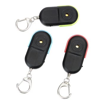 

LEEPEE Key Locator Wireless Whistle Sound Induction Key Finder with LED Flash Light Car Styling Car Keyring Anti-lost Device