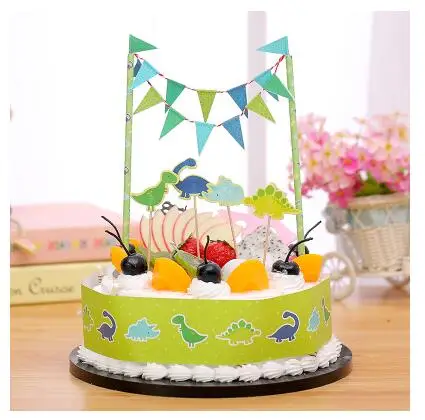 Dinosaur Decorations Party For Birthday 24pcs Dinosaur Cupcake Toppers Picks Funny Wedding Cake Decorating Supplies Baby Party Decoration Accessories