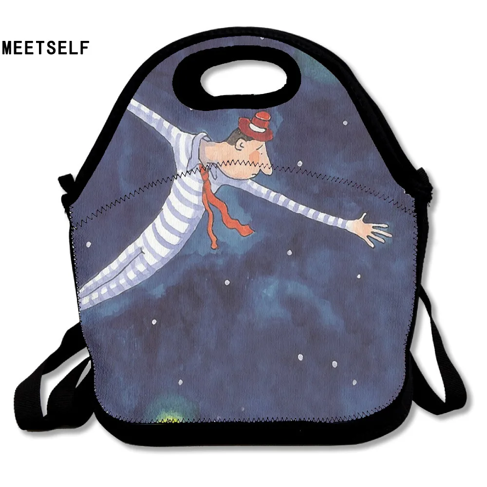 MEETSELF 3D Print hug Lunch Bags Insulated Waterproof Food Girl Packages Womens Kids Boys Handbags boys-lunch-bag